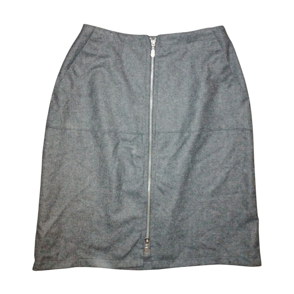 Women's Gray Wool Pencil Skirt By Stratton Size 8